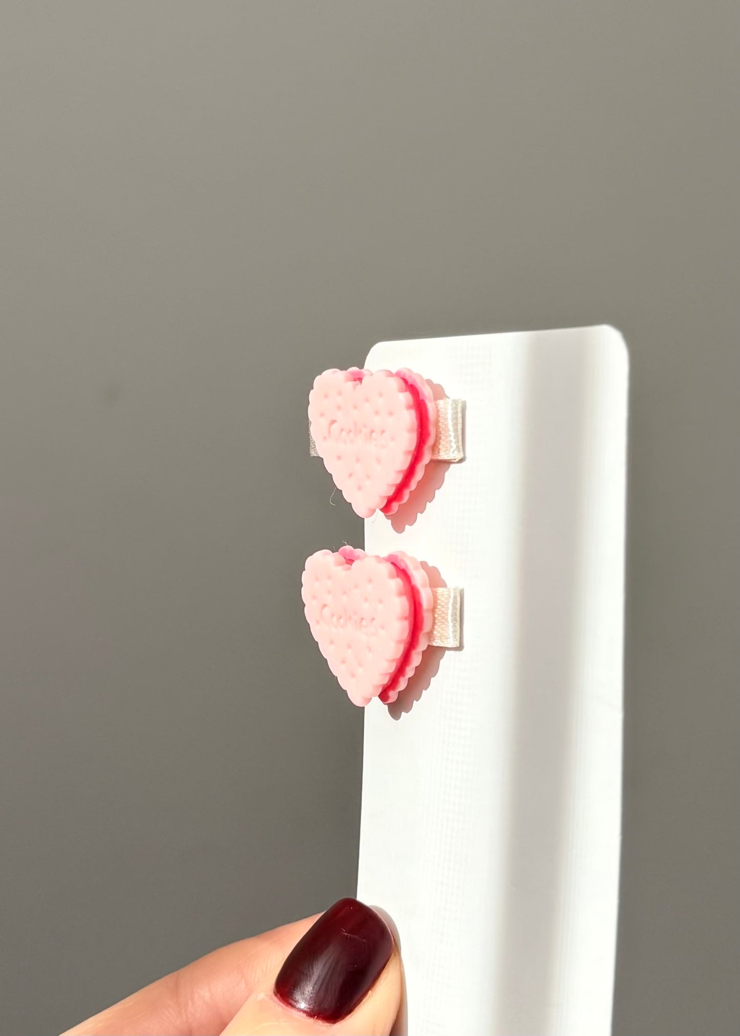 Kawaii Cookie Hair Clips Set of 2