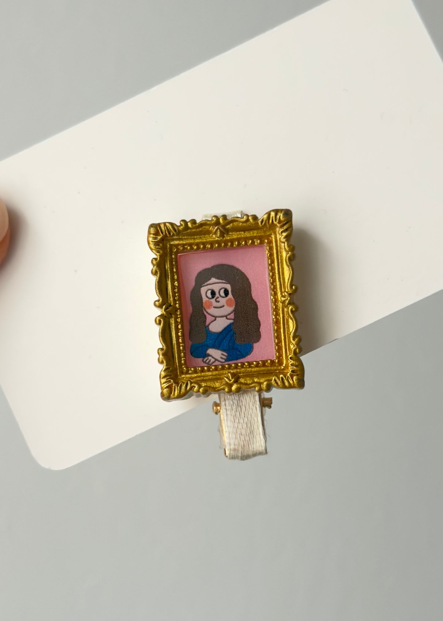 Mini Art Gallery Hair Clip