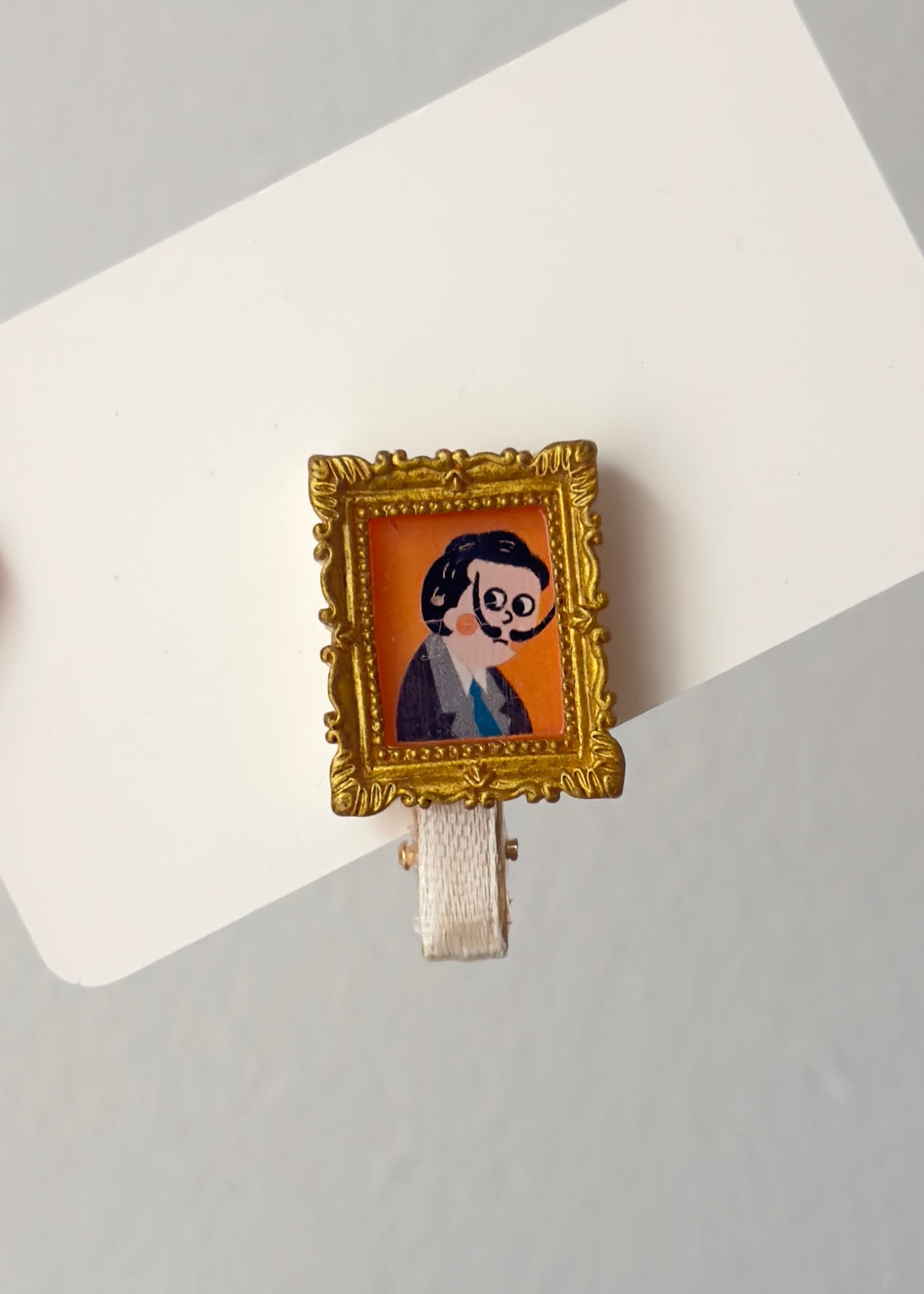 Mini Art Gallery Hair Clip