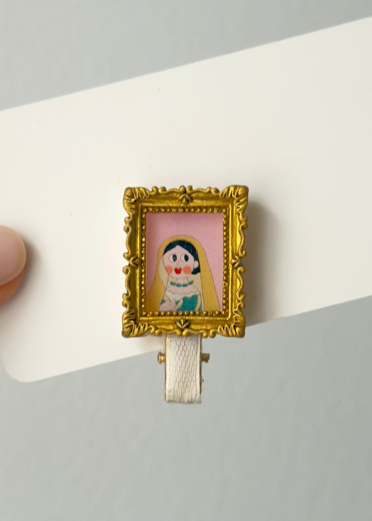 Mini Art Gallery Hair Clip