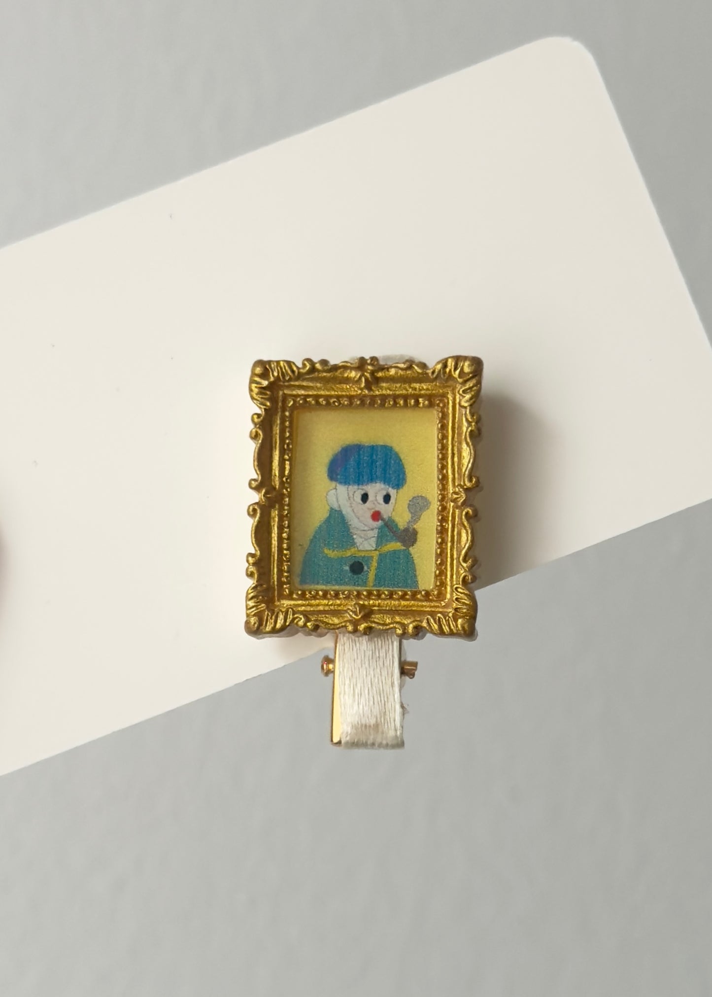 Mini Art Gallery Hair Clip