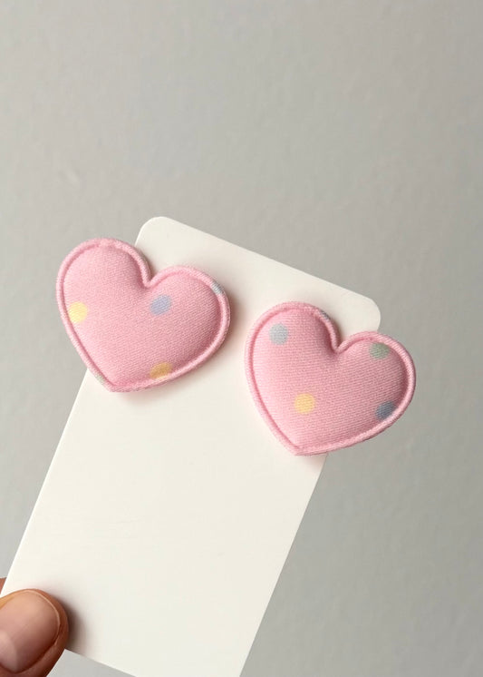 Süße Haarspangen mit Polka-Dots (2er-Set)