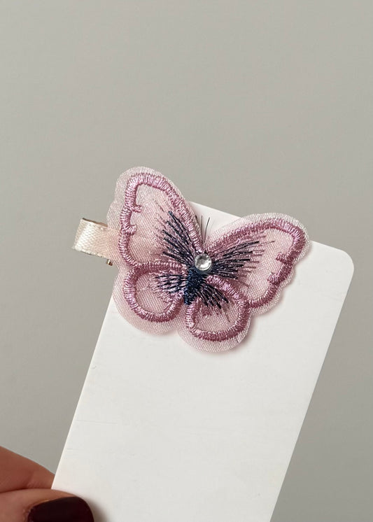Haarspange mit Schmetterlingsmotiv