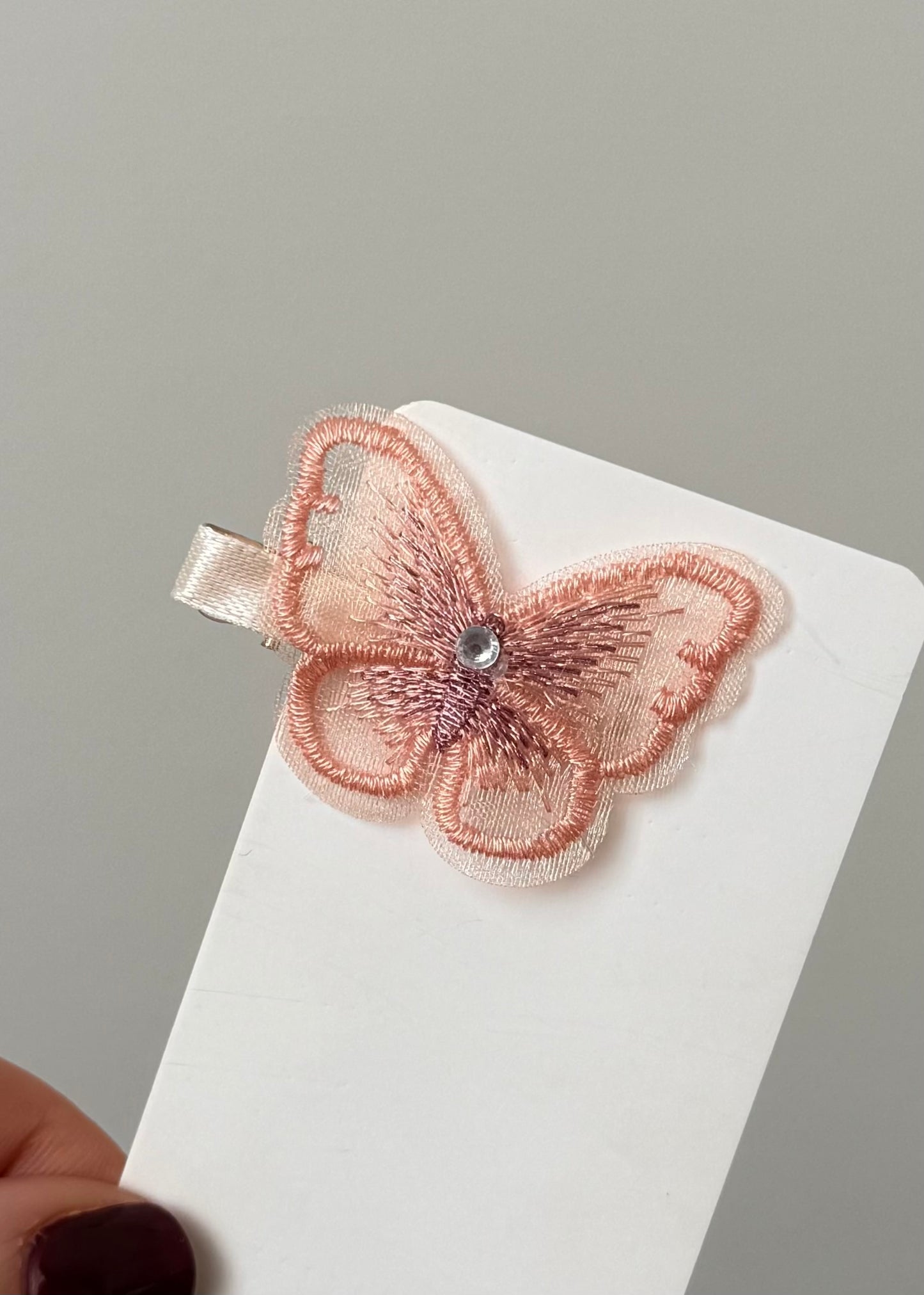 Fermaglio per capelli a forma di farfalla